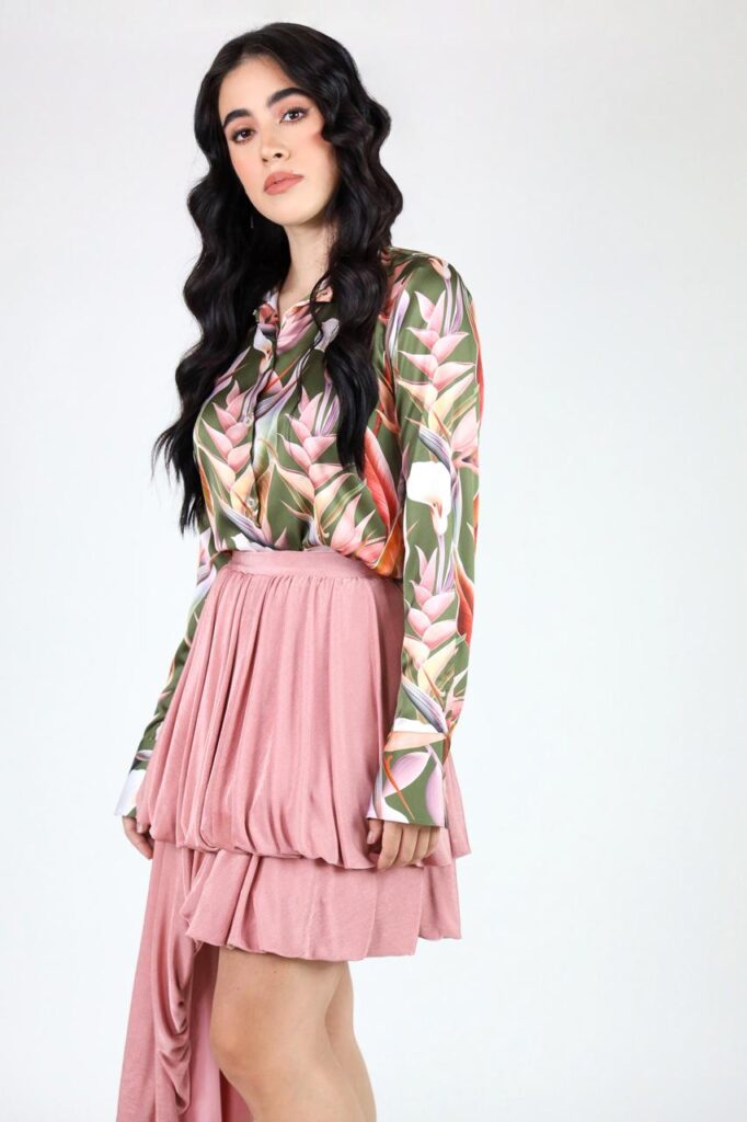 Camisa “Heliconia”