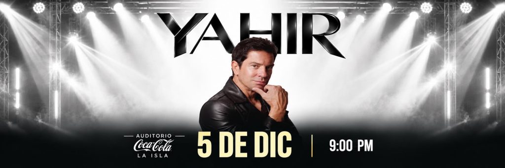 Yahir en concierto en Mérida